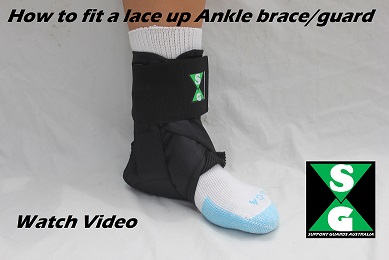 How to fit an ankle brace